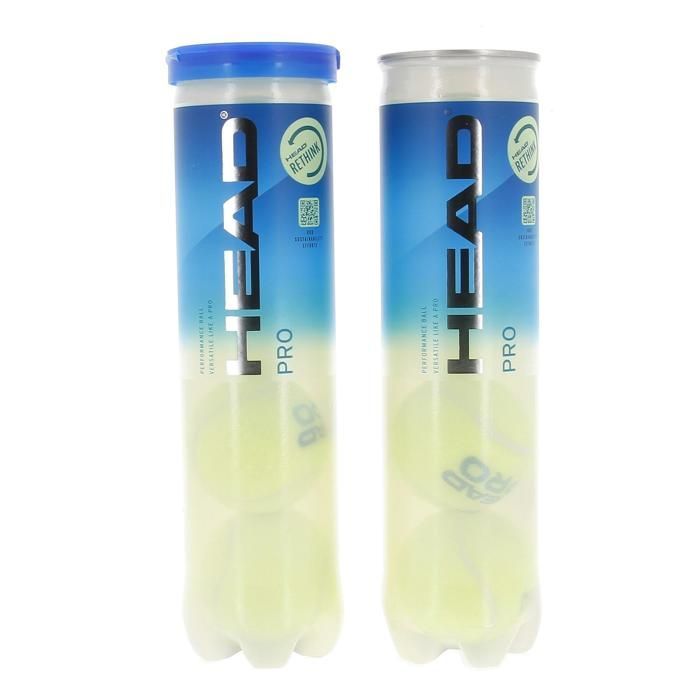 Tennis balls pack of 2 tubes 2x4b head pro - special of - Head