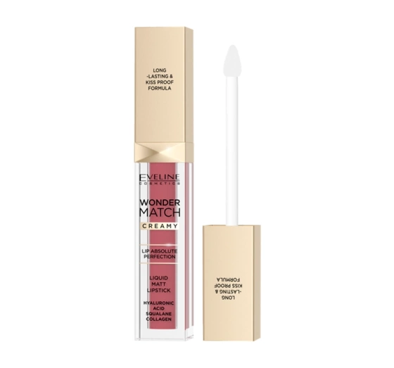 Eveline Cosmetics Wonder Match matowa pomadka w płynie 08 Cashmere Rose 6,8 ml