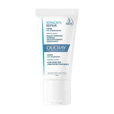Ducray Keracnyl REPAIR -voide 48 tunnin kosteutus Aknehoito Kompensoiva voide 50 ml 50 ml