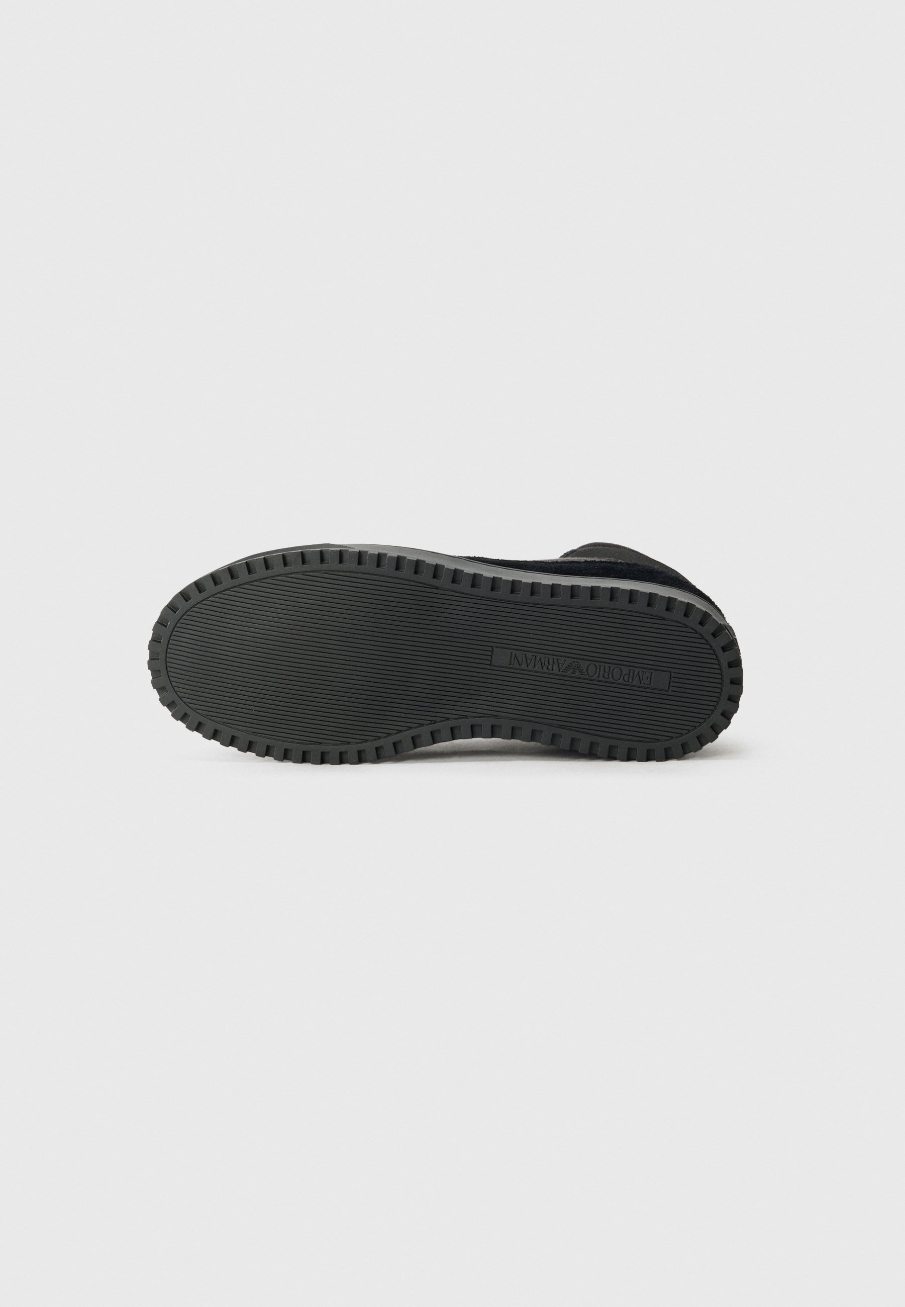 Emporio Armani hoge sneakers - zwart