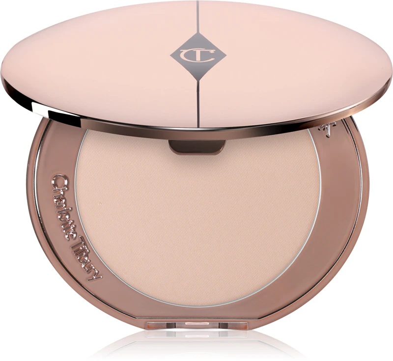 Charlotte Tilbury Airbrush „Flawless Finish“ šviesinanti kompaktinė pudra