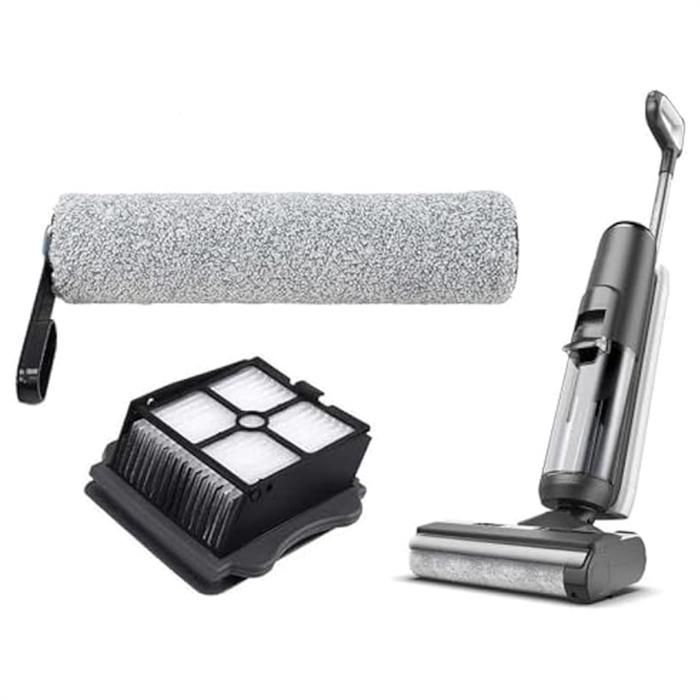 PièCes de Rechange pour Aspirateur Sans Fil Tineco Floor ONE S5/Floor One S5 Pro 2, 3 Rouleaux de Brosse, 3 Filtres HEPA