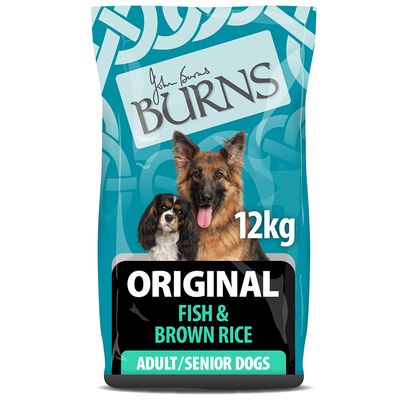 Burns Original pour adultes et seniors - Poisson et riz brun