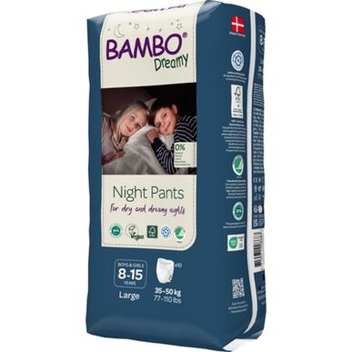 Bambo Nature Dreamy L 8-15 let dětské noční plenky 10 kusů 10 kusů