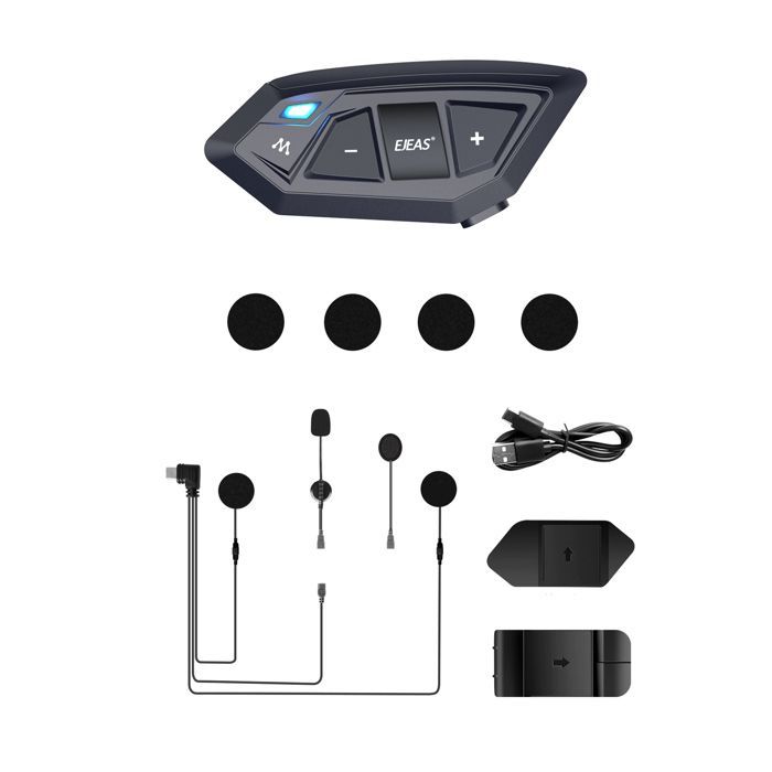PNI BTH02 – Sistema de comunicação Bluetooth 5.1 IP67 Mesh para motocicletas, até 20 usuários, alcance de 2 a 3 km.