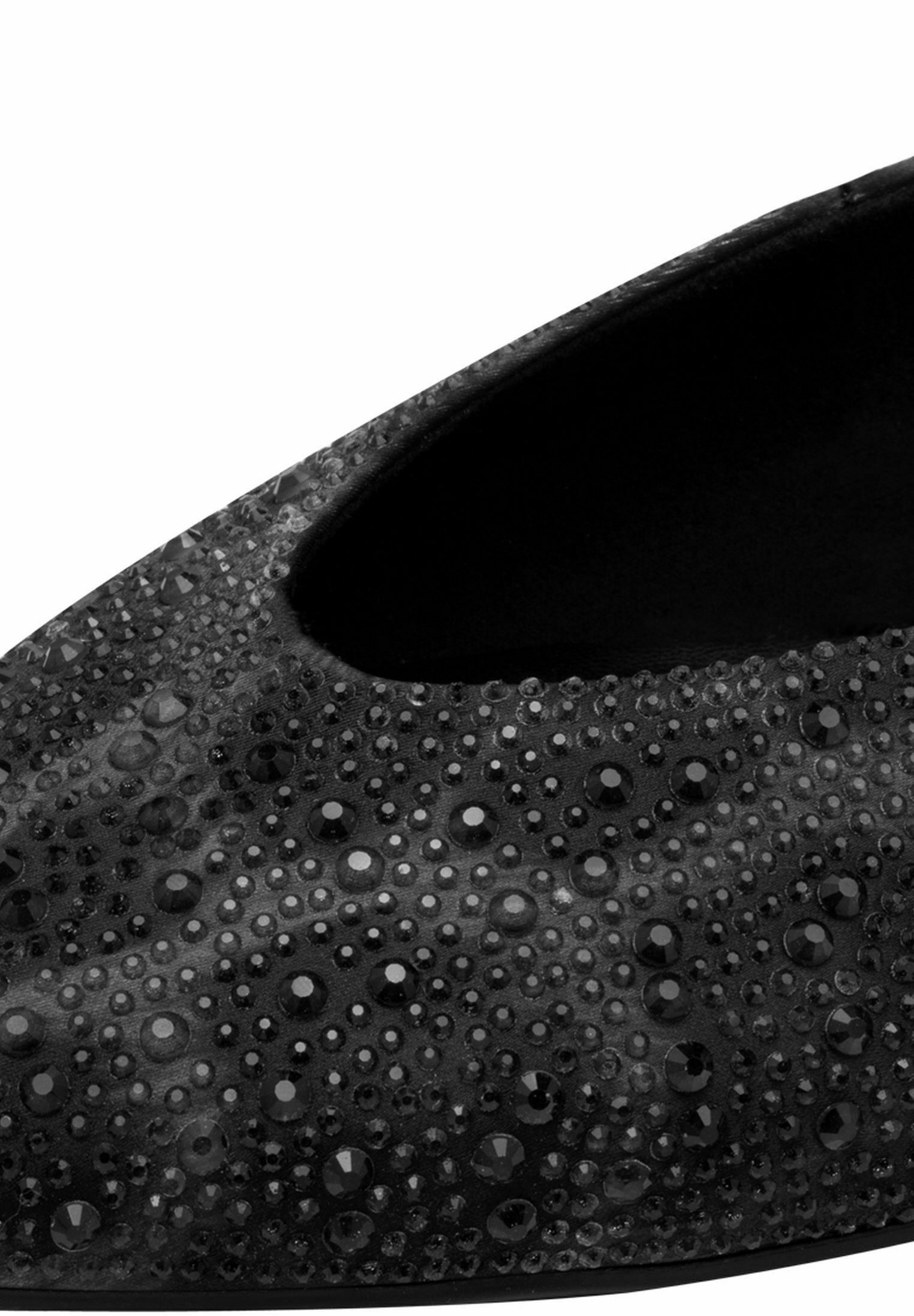 Tamaris ballerina's met enkelbandje - grijs luipaardprint