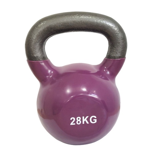 Vinyl Kettlebell Fitness Deluxe 28 Kgs