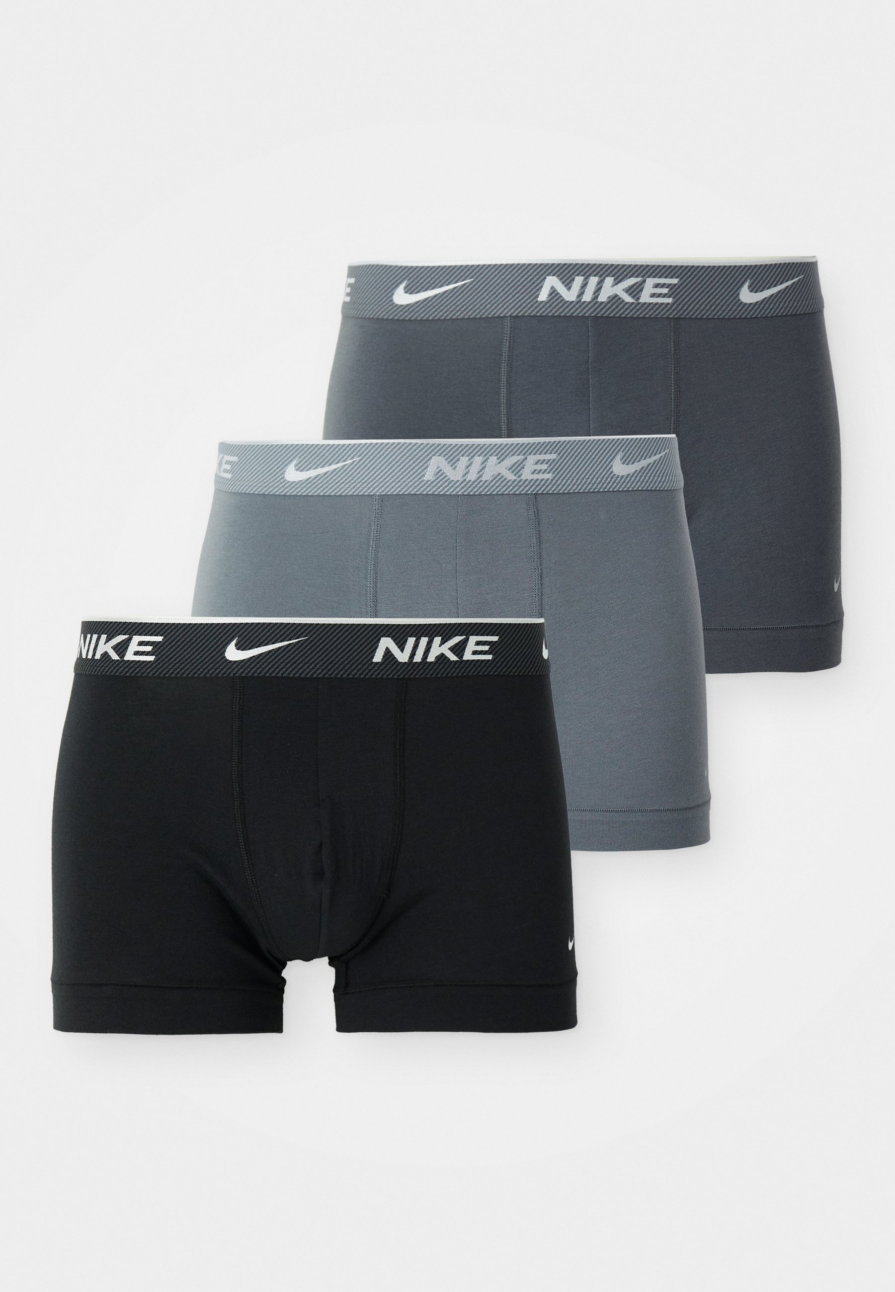 Nike Underwear TRUNK 3-PACK - Boxershorts - zwart/grijs/donkergrijs