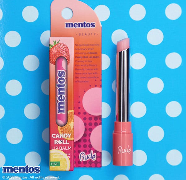 Βάλσαμο για τα χείλη Mentos Candy Roll