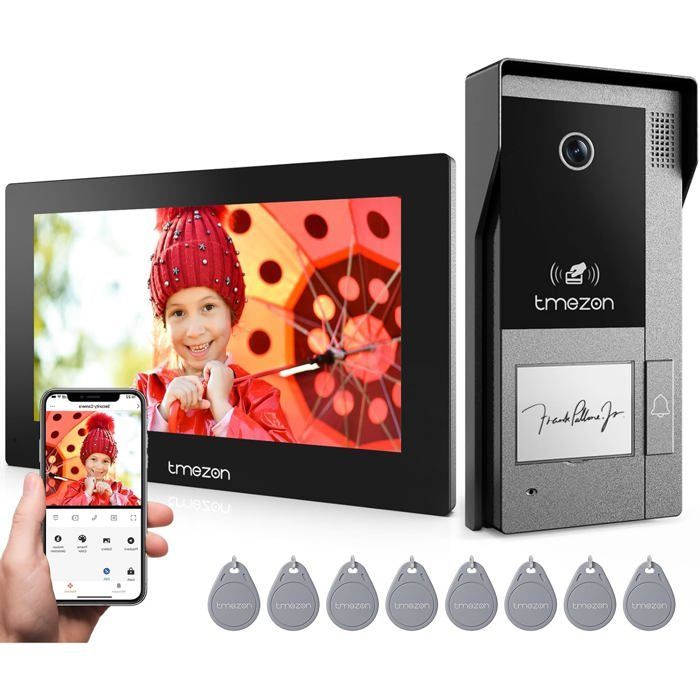 Visiophone filaire 2 fils écran tactile 7