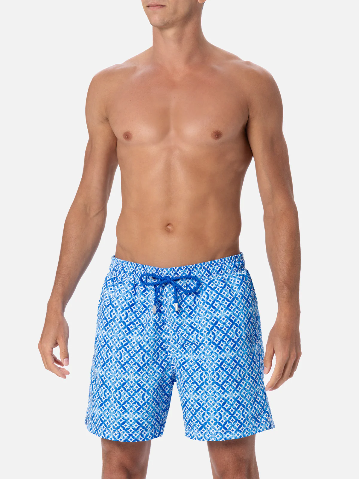 Costume da bagno da uomo Gustavia lunghezza media con stampa geometric