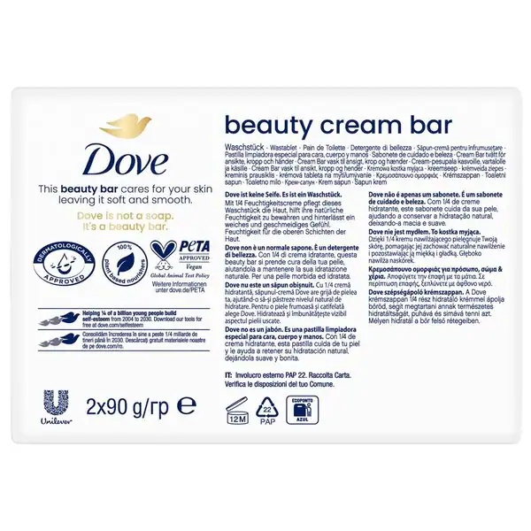 Dove Original Beauty kremasti sapun u prahu<br>2 komada