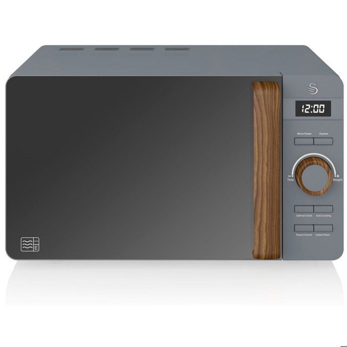 Digital Microwave 20L Modern Design Nordic SWAN SM22036GRYNEU 800W Gray