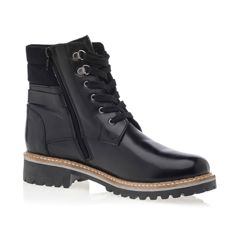 Schwarze Damenstiefel / Stiefeletten