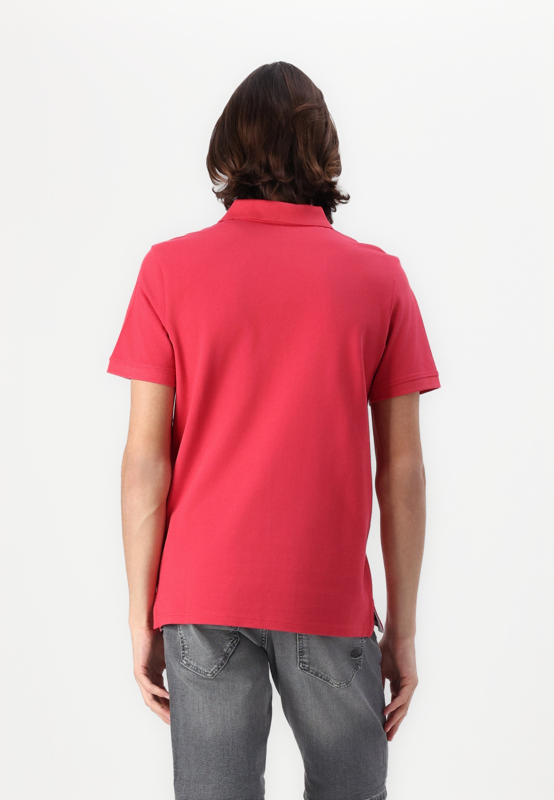 TOM TAILOR BASIC - Polo - rouge framboise doux