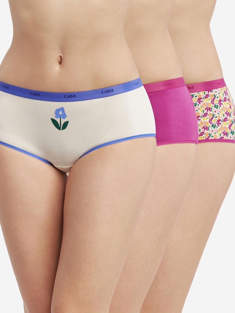 Set van 3 'Dim' culottes - ROZE
