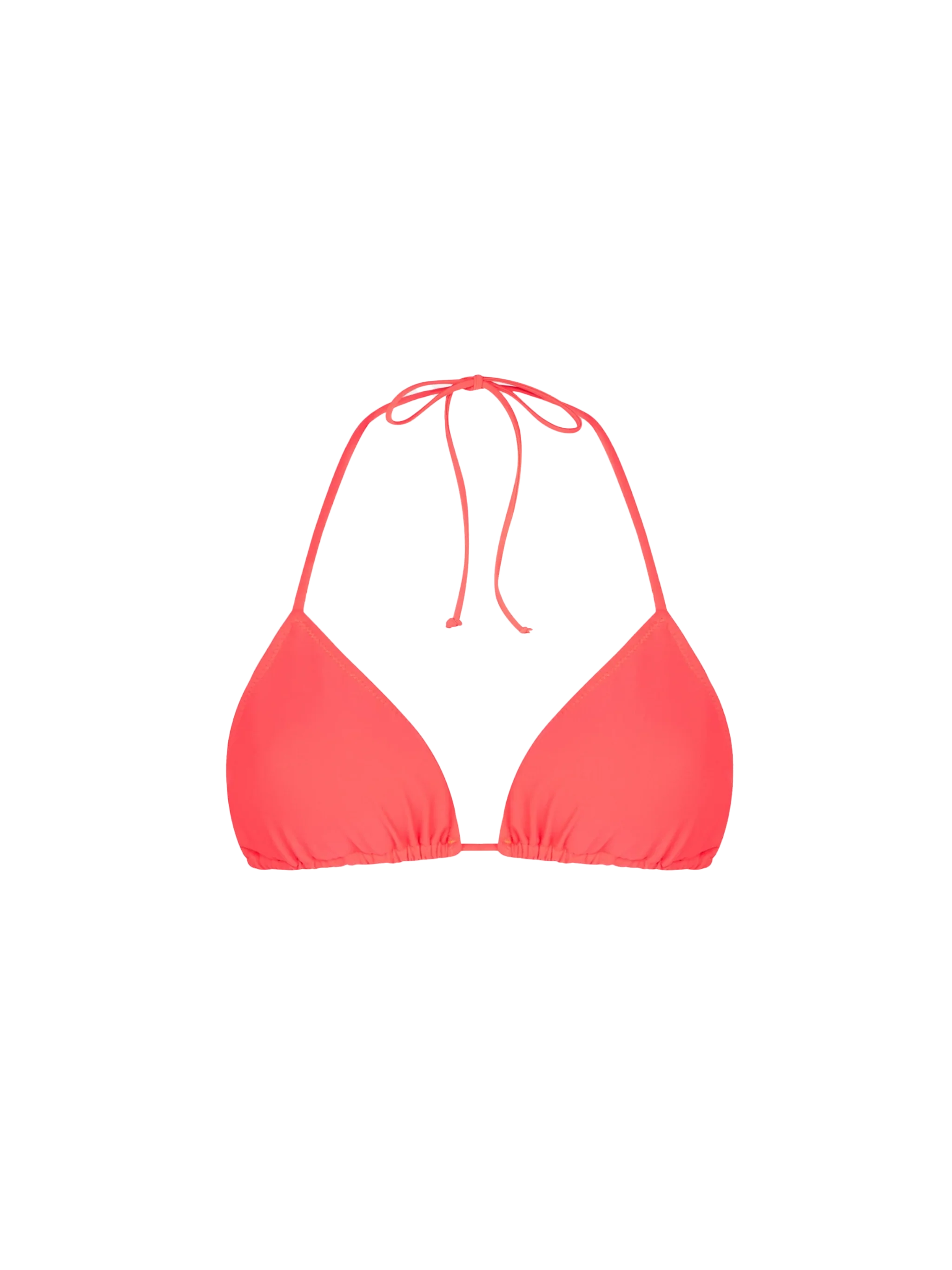 Neonroter Triangel-Badeanzug für Damen