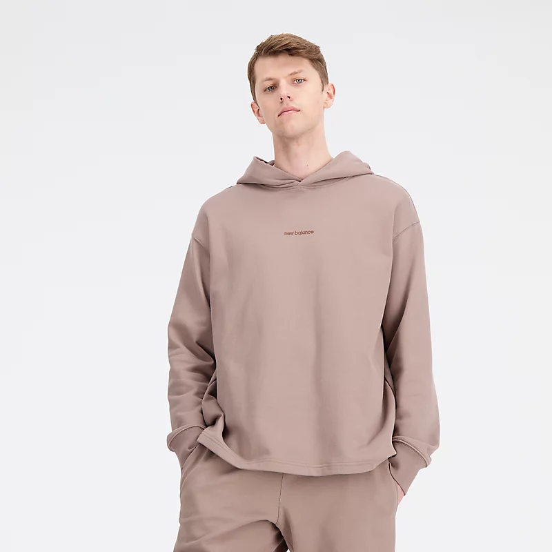 Męska sportowa bluza z polaru Linear Fleece - SIENI