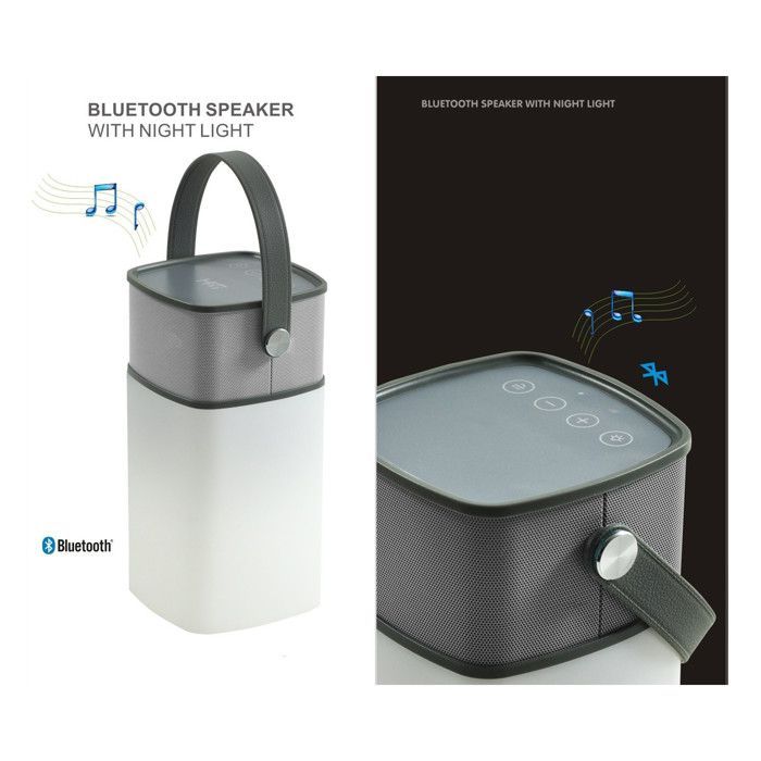 10W LED-lit Bluetooth speaker for outdoor camping.