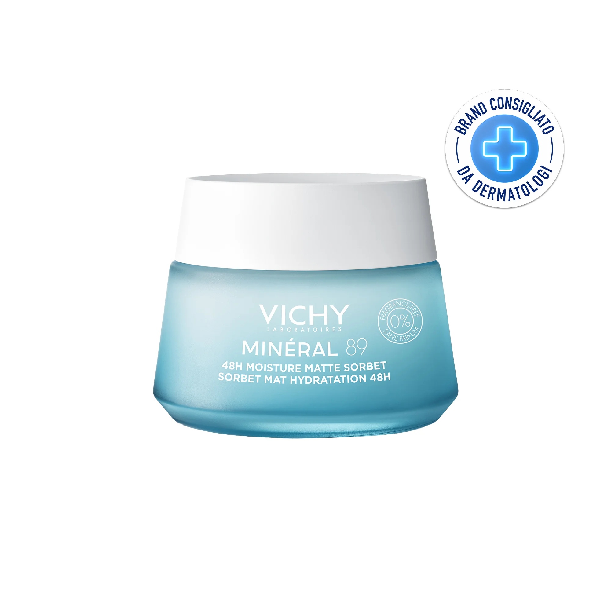 VICHY Vichy Mineral 89 crème voor de vette huid 50 ml hydraterend