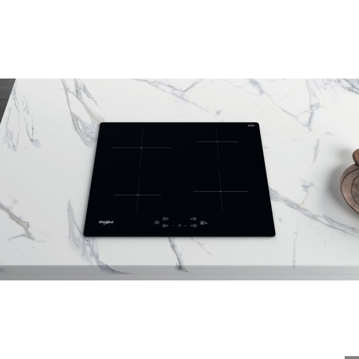 Plaque induction - WHIRLPOOL - WSQ2160NE - 4 foyers/boosters - 7200 W - Largeur 60 cm