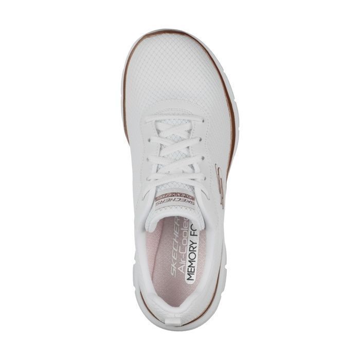 Chaussures de Running Femme - SKECHERS - Flex Appeal 4.0 - Blanc - Fitness - Route