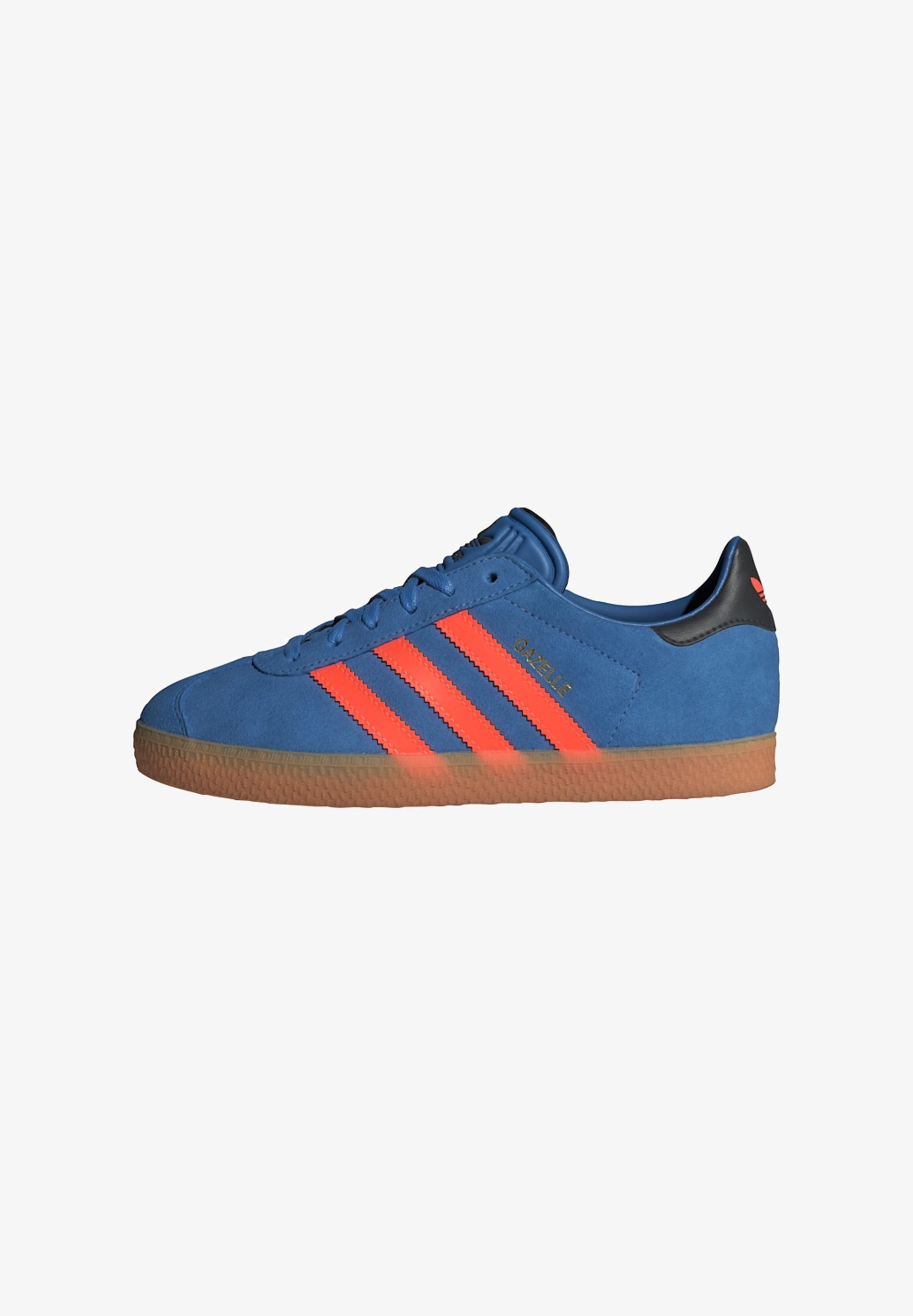 adidas Originals GAZELLE KIDS - Sneakers - focus blue solar orange core black