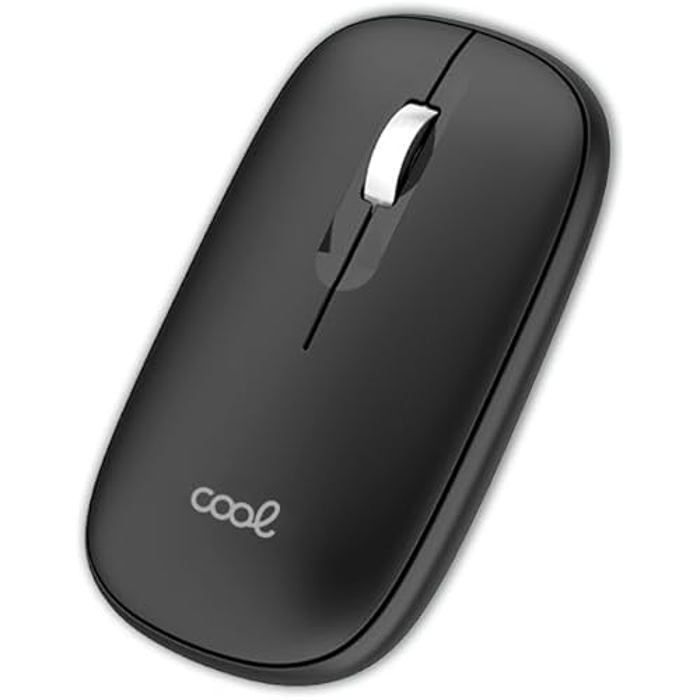 Souris d'ordinateur sans fil - COOL - Slim Silencieuse - Bluetooth + USB - Noir