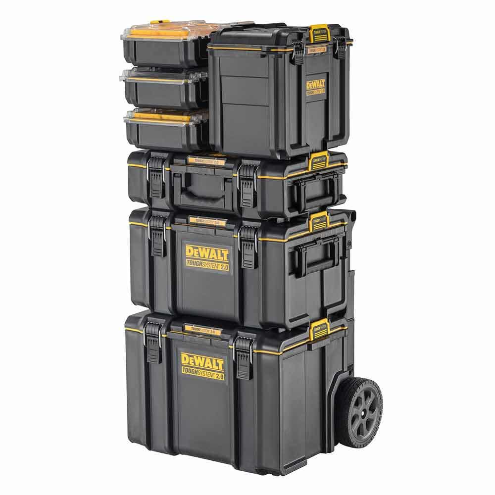 DEWALT TOUGHSYSTEM 2.0 Verktøykasse i halv bredde DWST08035-1