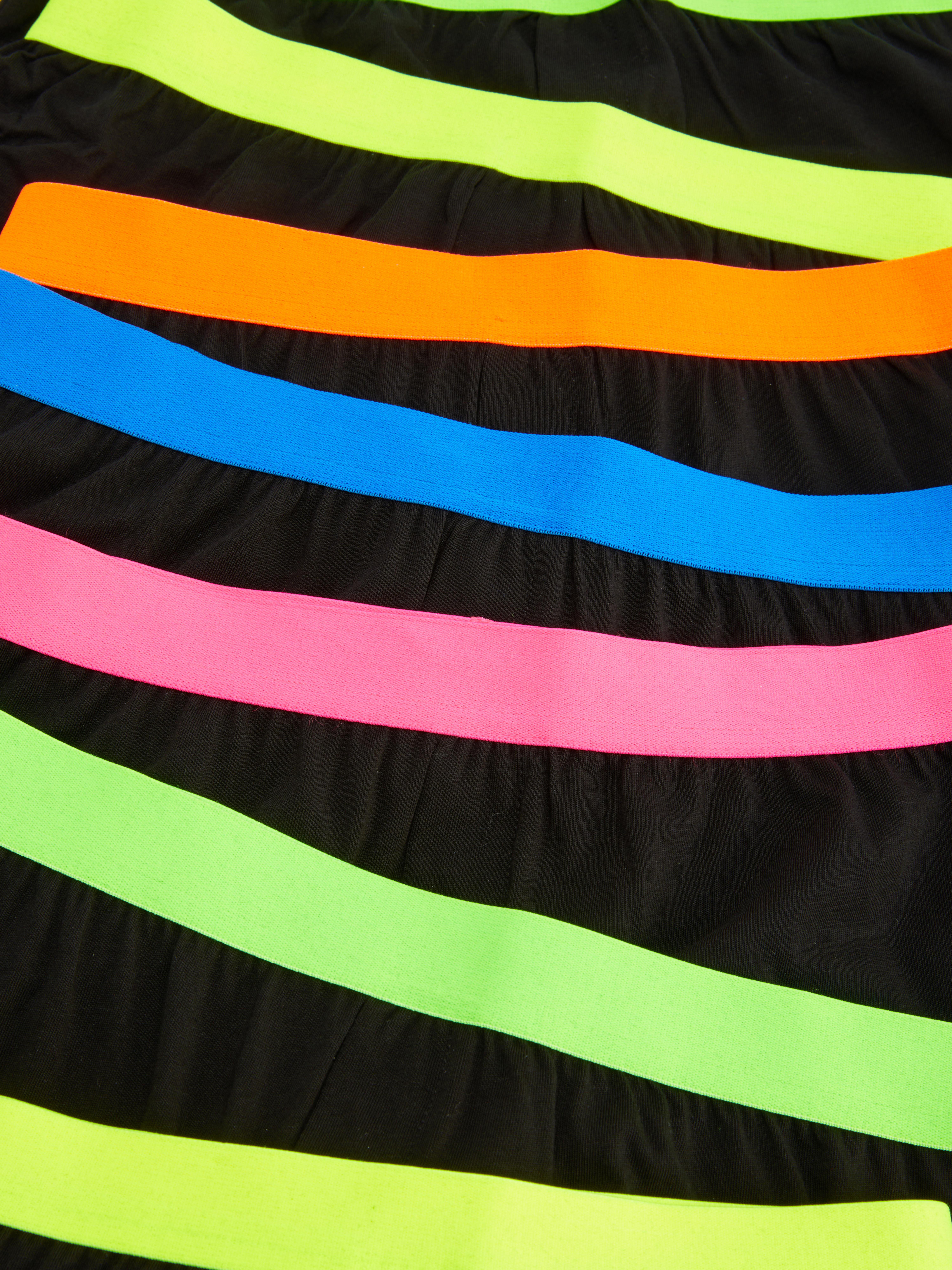 Boxershorts met neon details, set van 7 Deze boxershorts brengen wat kleur in hun ondergoedlade