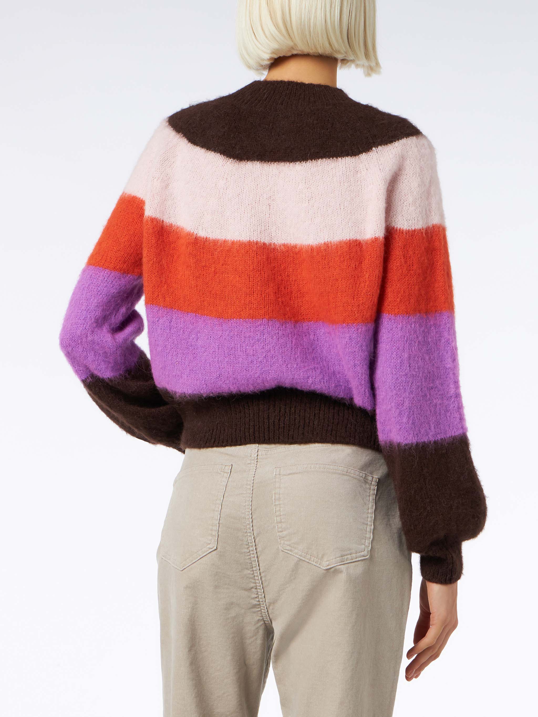 Pull doux pour femme aux couleurs dégradées