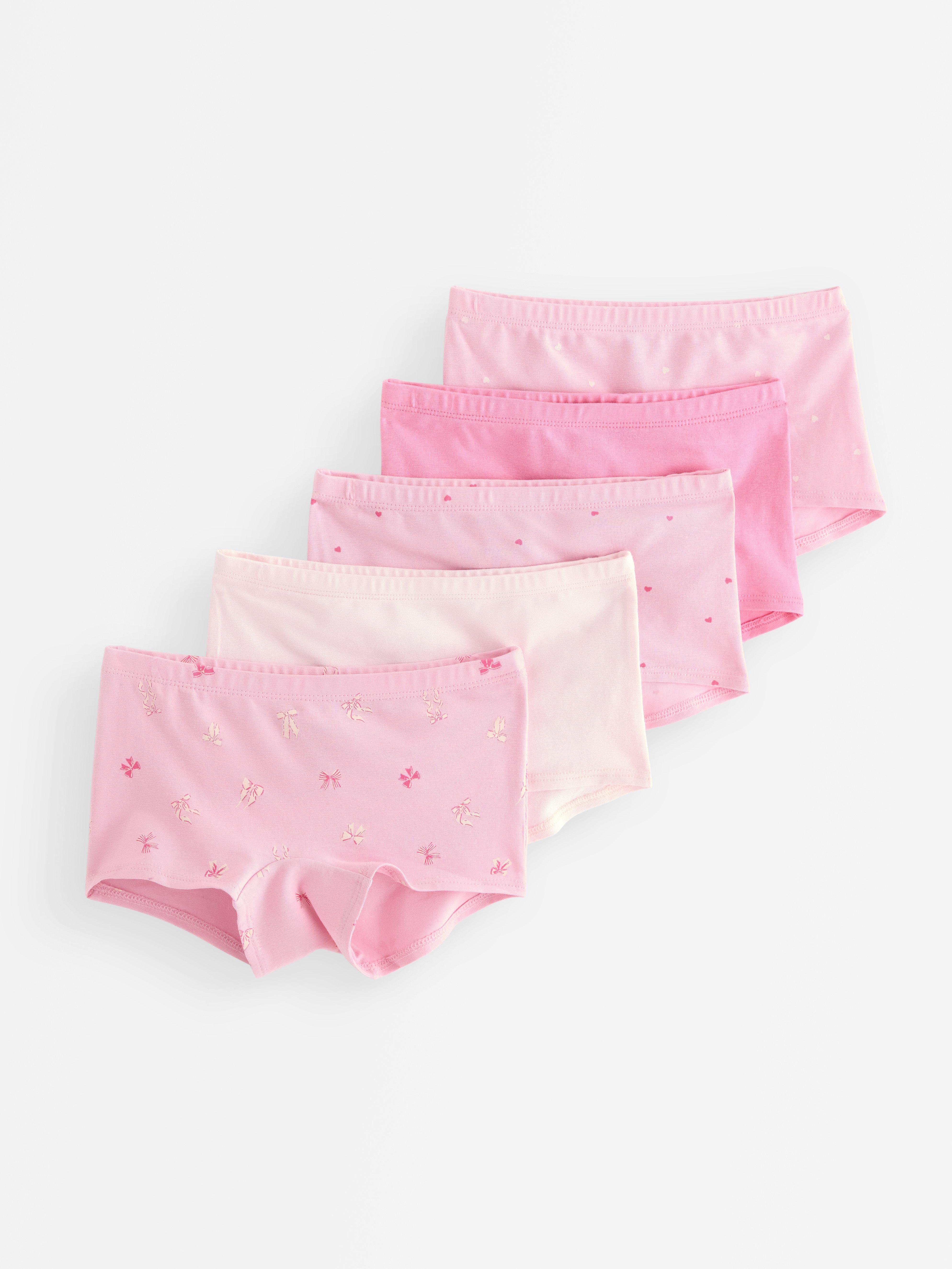 5-pakning boxershorts lys rosa