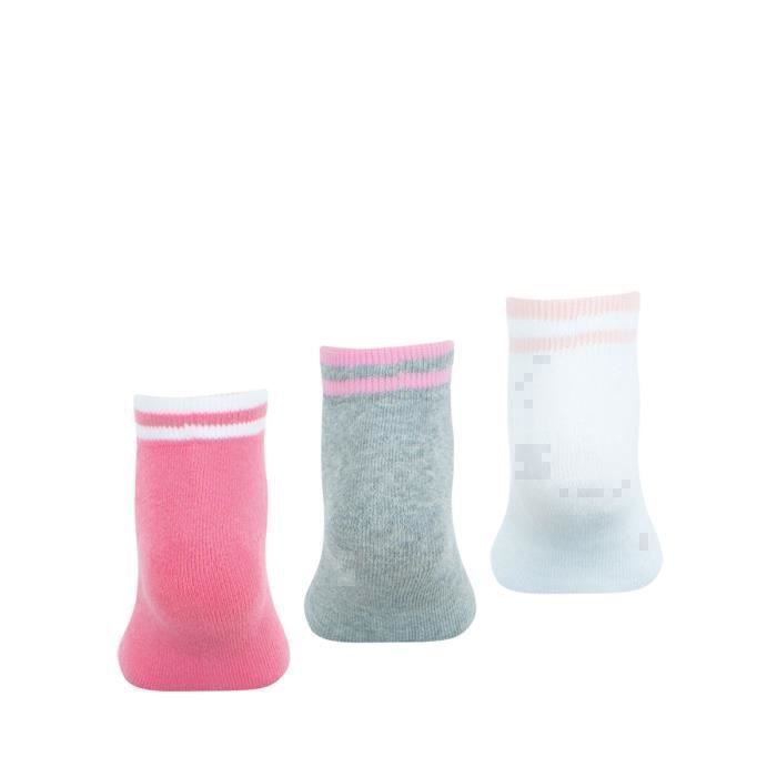 Paquete de 3 pares de calcetines tobilleros para niña Wilson Essential