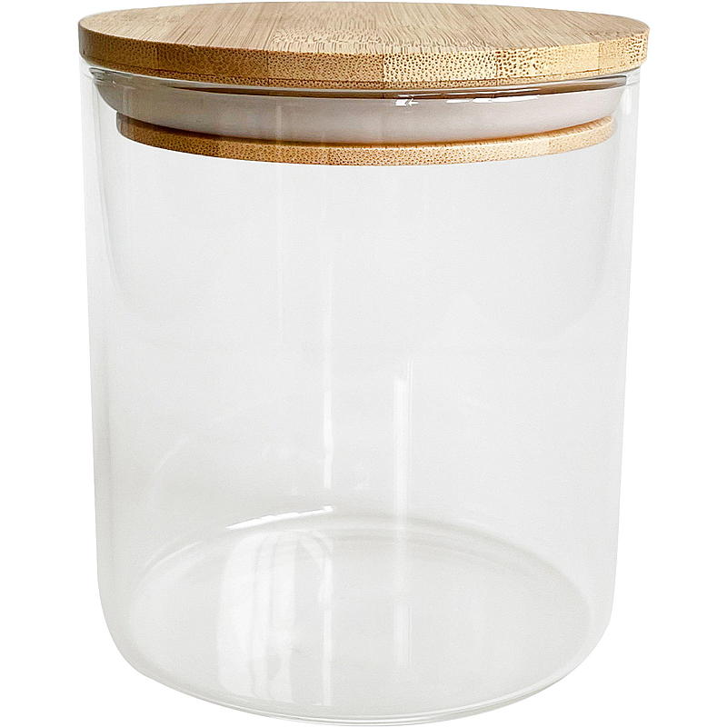 Küchenaufbewahrungsbox 0,65 l, rund, aus Glas