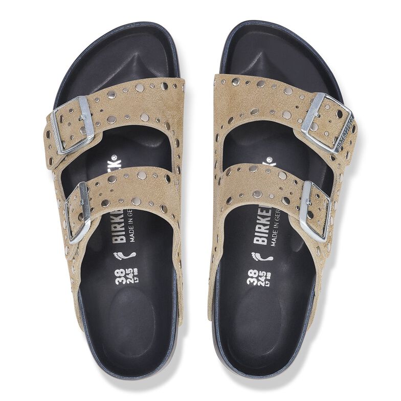 Arizona Rivet Pelle scamosciata - Taupe Taupe