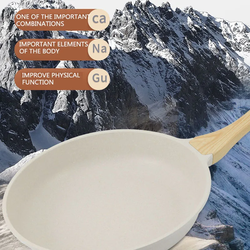 Poêle à frire durable, wok, casserole antiadhésive en céramique, compatible induction et gaz, ustensiles de cuisine universels, poêle à steak, casserole antiadhésive