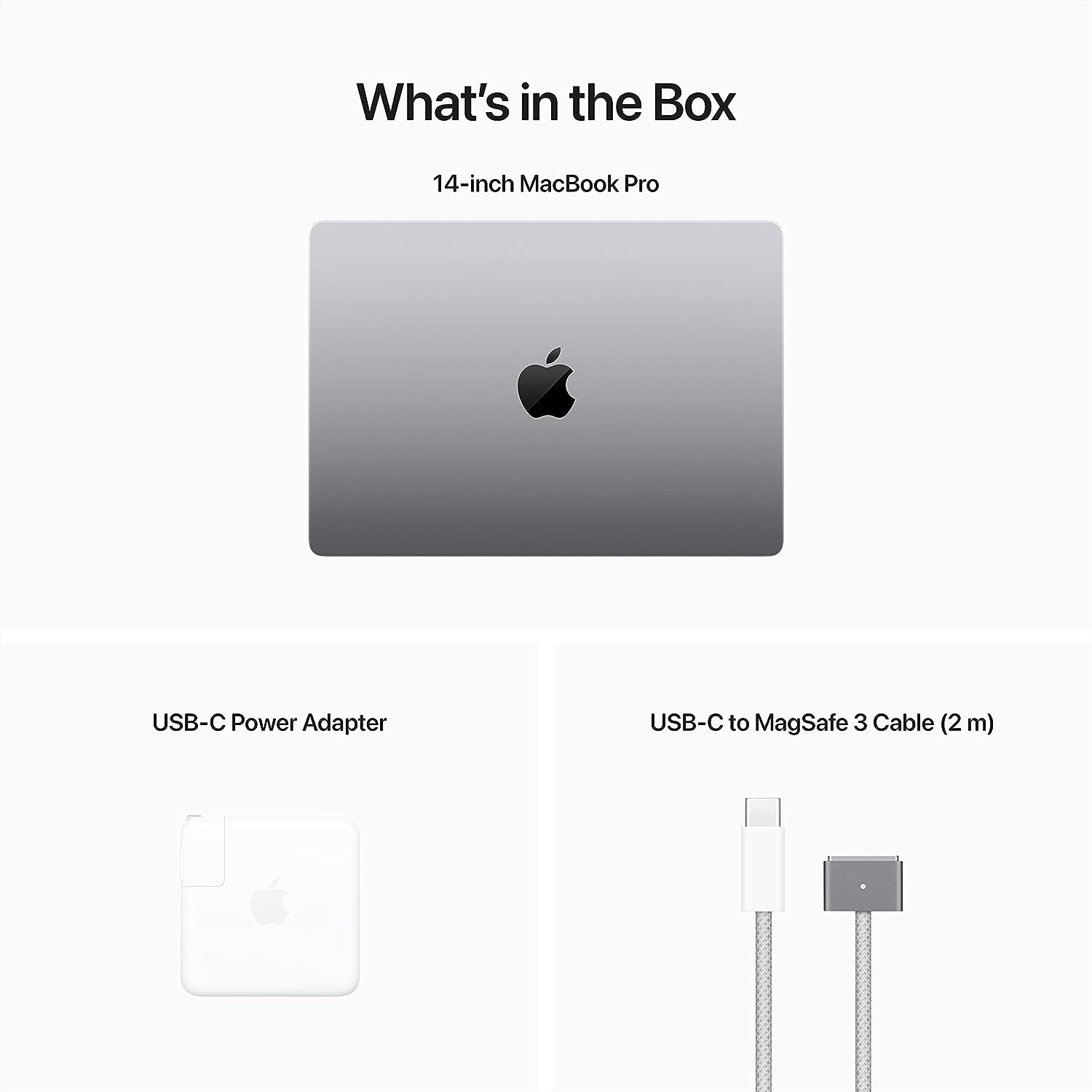 Applen vuoden 2023 MacBook Pro -kannettava, M2 Pro -siru, jossa 10-ytiminen suoritin ja 16-ytiminen näytönohjain: 14,2 tuuman Liquid Retina XDR -näyttö, 16 Gt:n yhdistetty muisti, 512 Gt:n SSD-tallennustila. Toimii iPhonen/iPadin kanssa; tähtiharmaa