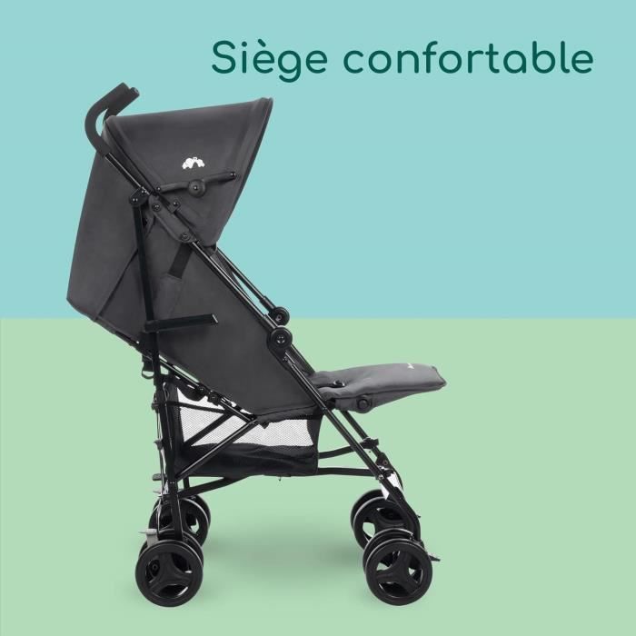 BEBECONFORT RAINBOW Stroller, 2nd stage, lightweight, easy folding, multi-position, 6 months to 4 years, up to 22 kg, Mineral Graphite