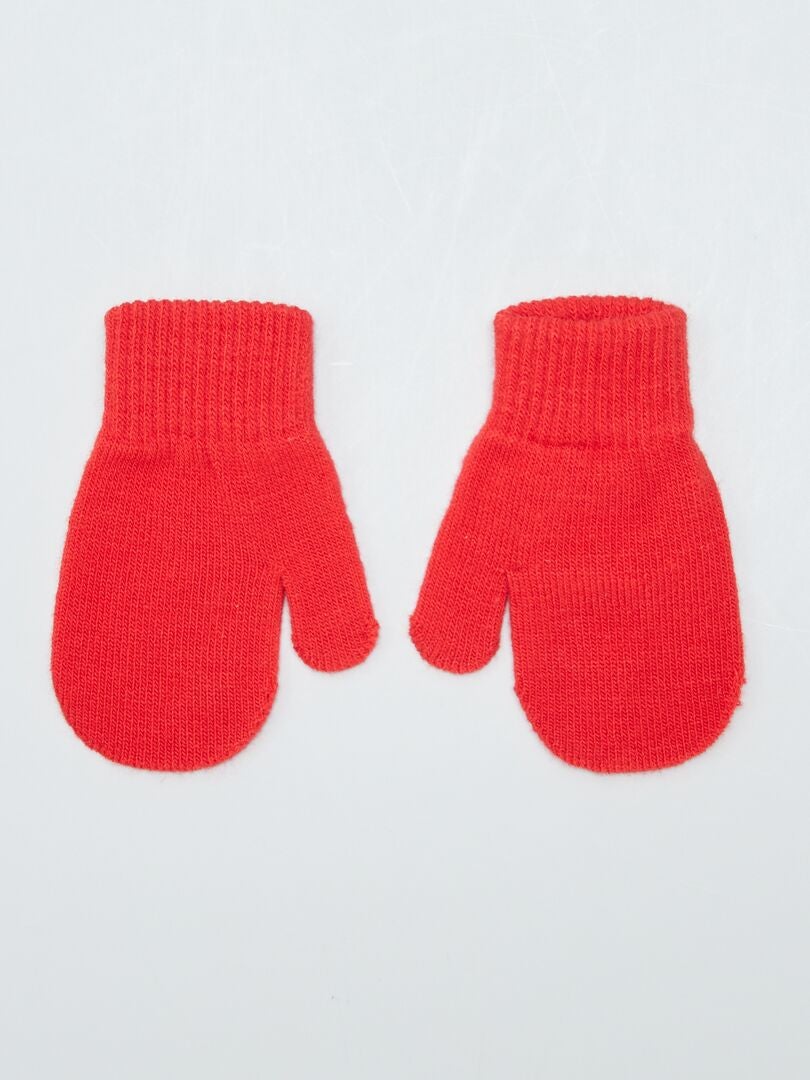 Conjunto de 2 pares de luvas - VERMELHAS
