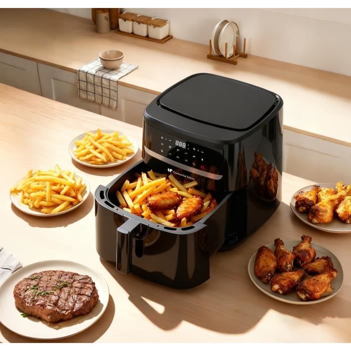 Friggitrice ad aria Continental Edison CEFR240092L - 1800W - 9,2L - Nera