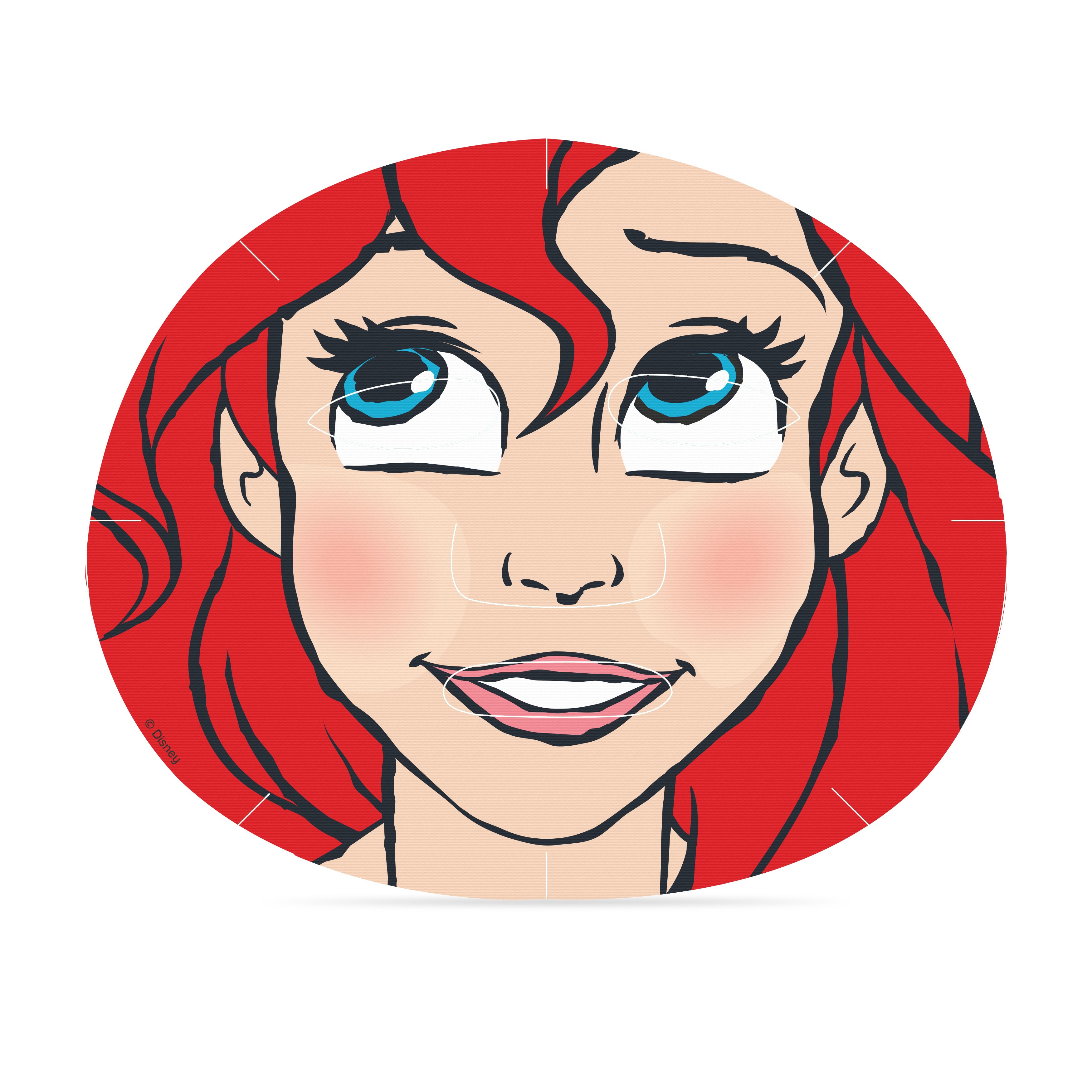 Maska za lice Disneyjeve princeze Ariel Maske za lice