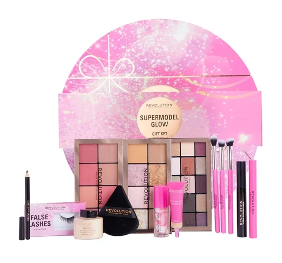 Makeup Revolution Super Model Glow zestaw prezentowy