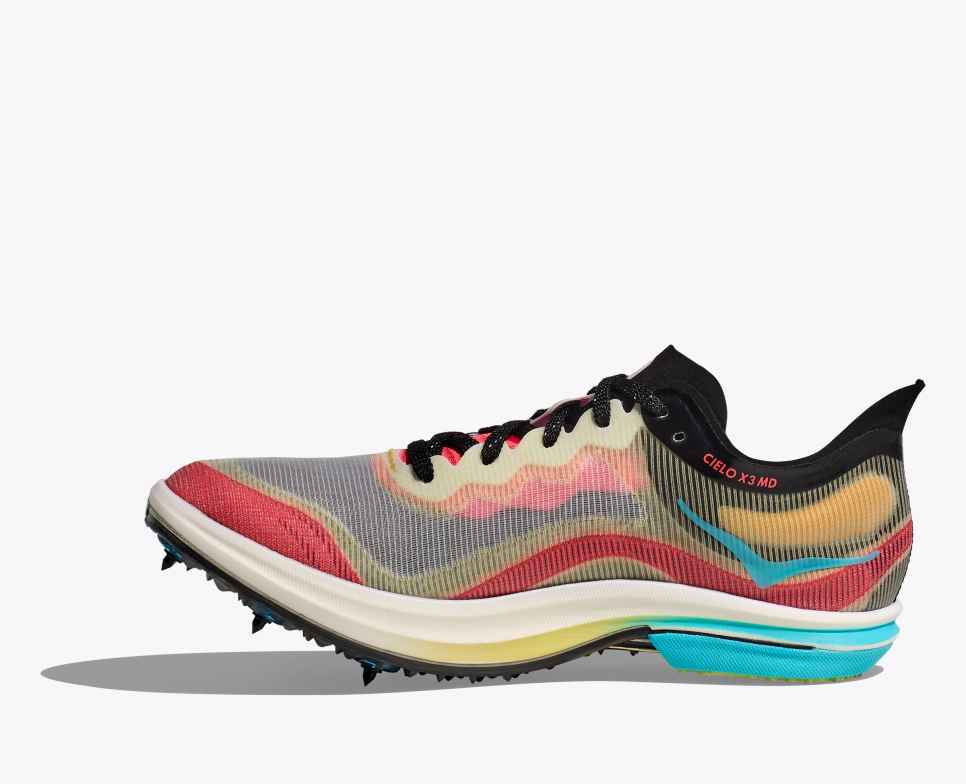 HOKA Cielo X 3 MD Zwart / Yuzu