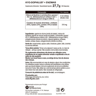 Kyolic Kyo Dophilus Entsyymi 60 kapselia 60 kapselia