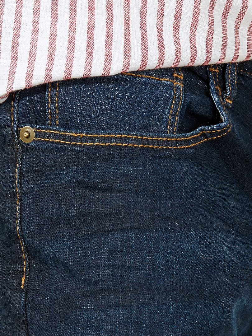 Calça jeans ecológica Slim Fit tamanho L34 - Azul Índigo