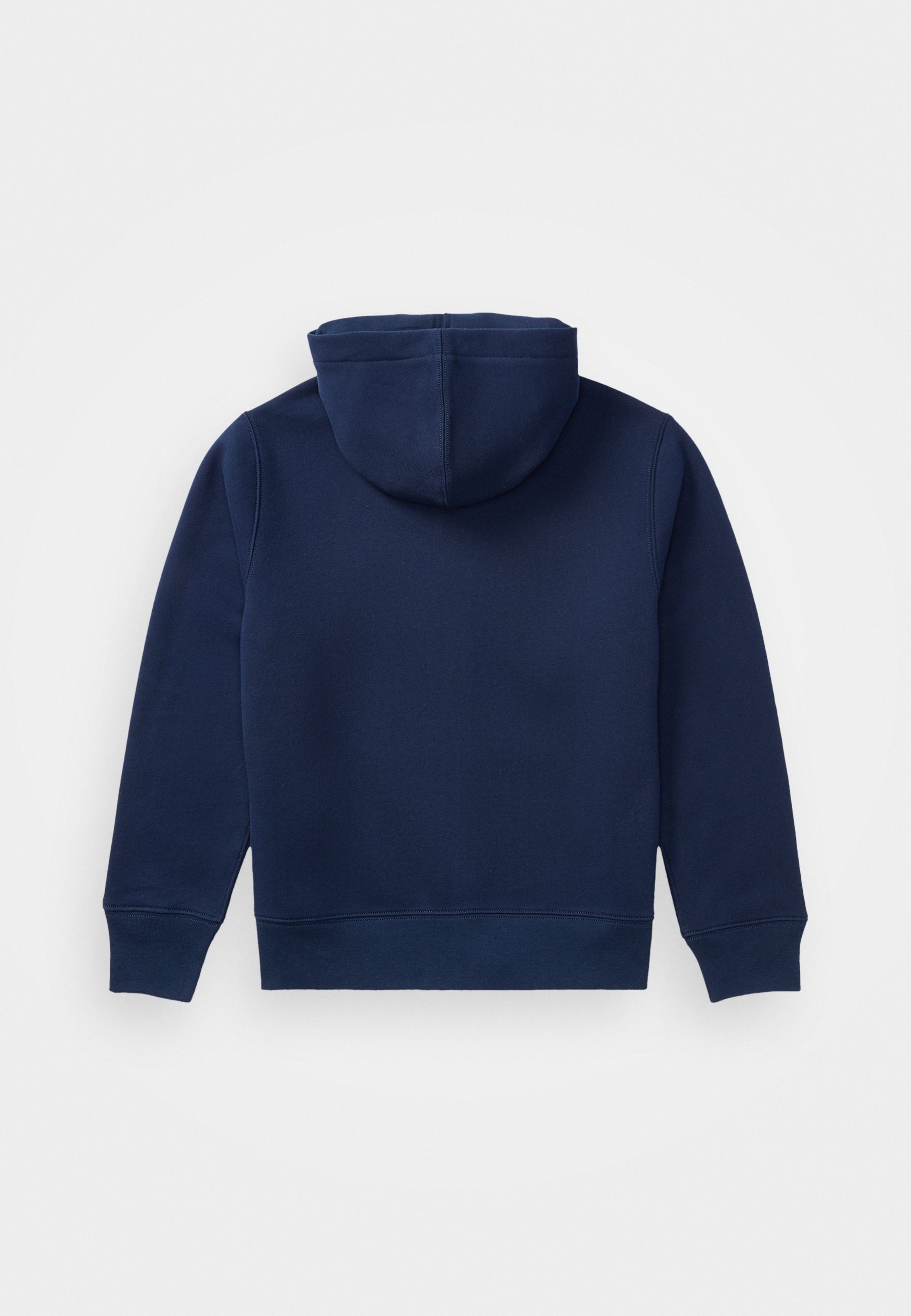 Sweat à capuche zippé Polo Ralph Lauren en molleton mélangé de coton - bleu marine croisière