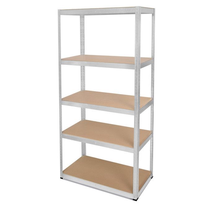 Estantería modular de alta resistencia - fabricada en metal robusto - 5 estantes - capacidad de 875 kg - 180 x 90 x 40 cm - ideal para garaje, taller o sótano