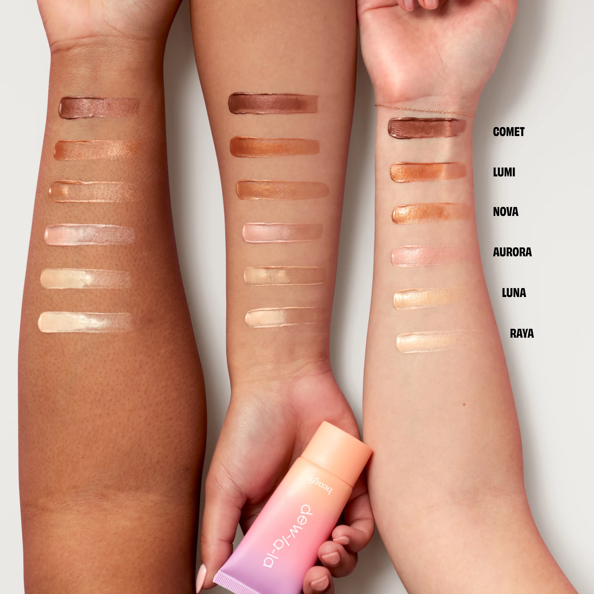 Dew-la-la Υγρό Highlighter Λάμψης Aurora Gift Nova - Benefit
