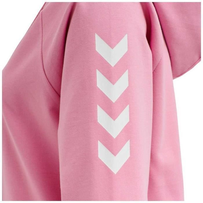 Sweat à capuche Femme Hmlgo - HUMMEL - Cotton candy - Rose - Manches longues - Col capuche