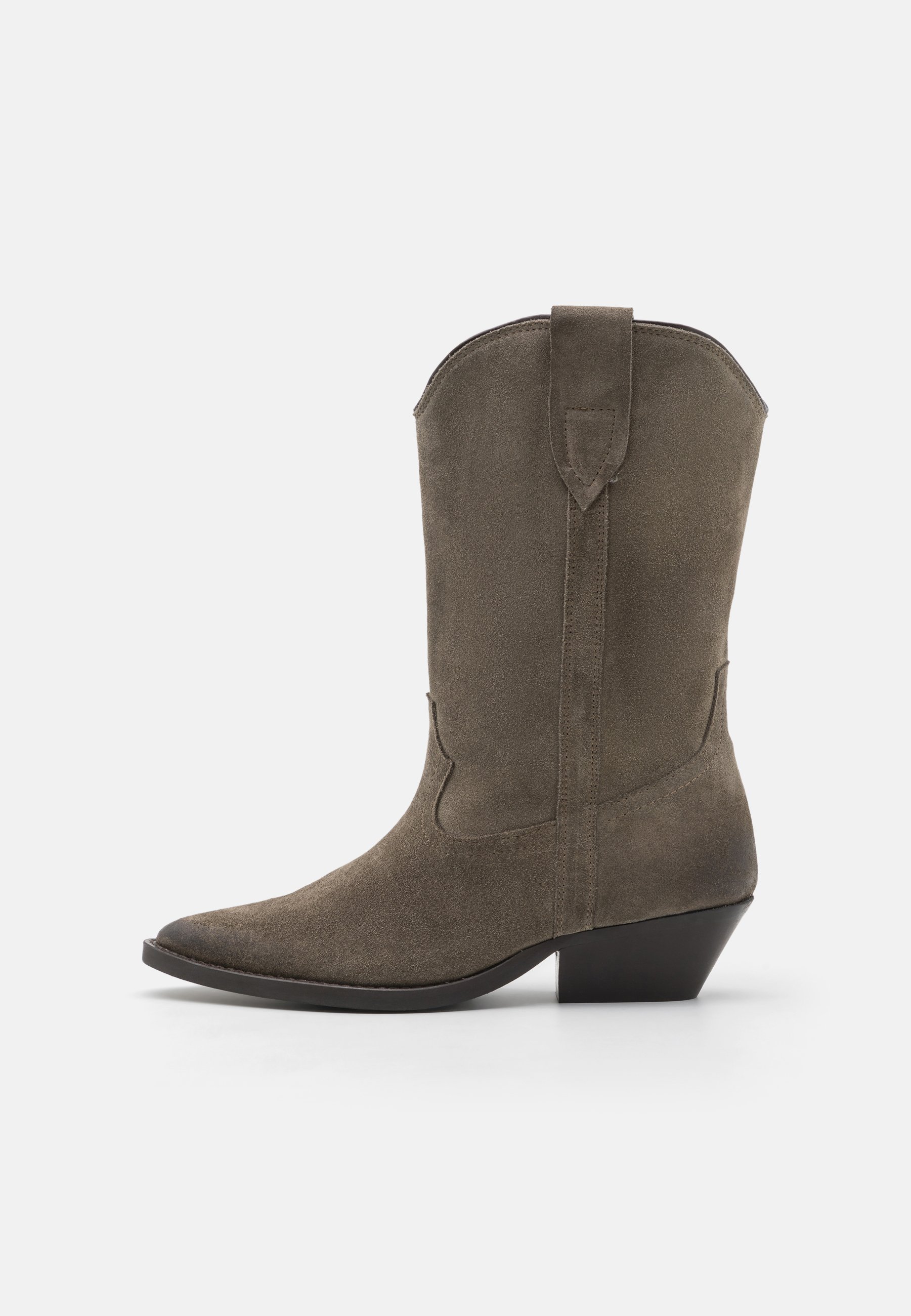 Pavement NIKKI - Bottes de cowboy/motard - kaki